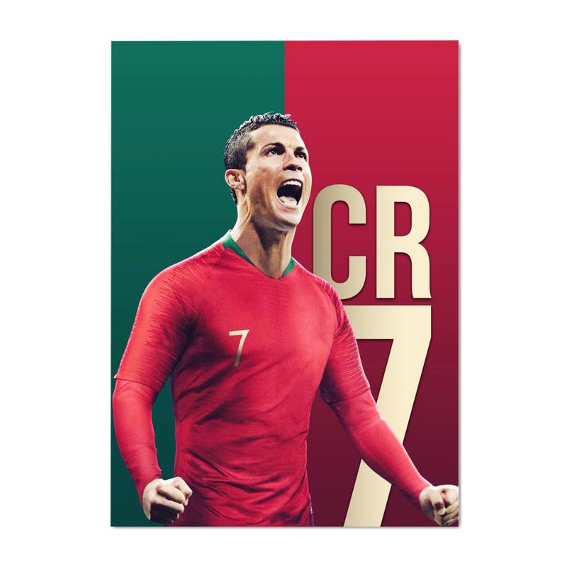 I poster di Messi e CR7