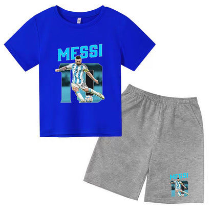 Kinder Messi Shirt und Short Set T-Shirt