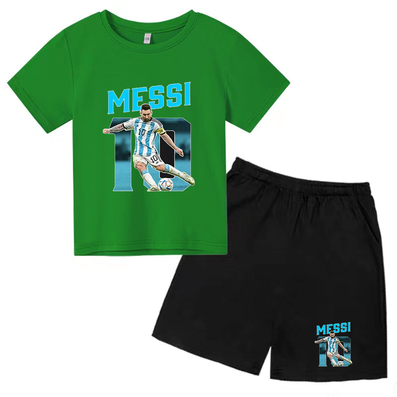 Kinder Messi Shirt und Short Set T-Shirt