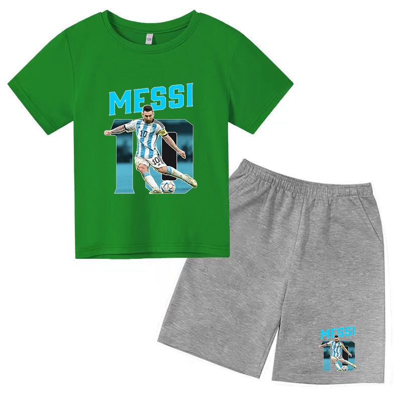 Kinder Messi Shirt und Short Set T-Shirt