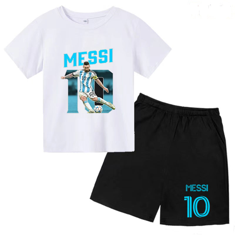 Kinder Messi Shirt und Short Set T-Shirt