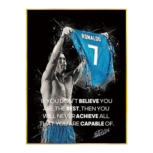 Messi und Ronaldo Poster