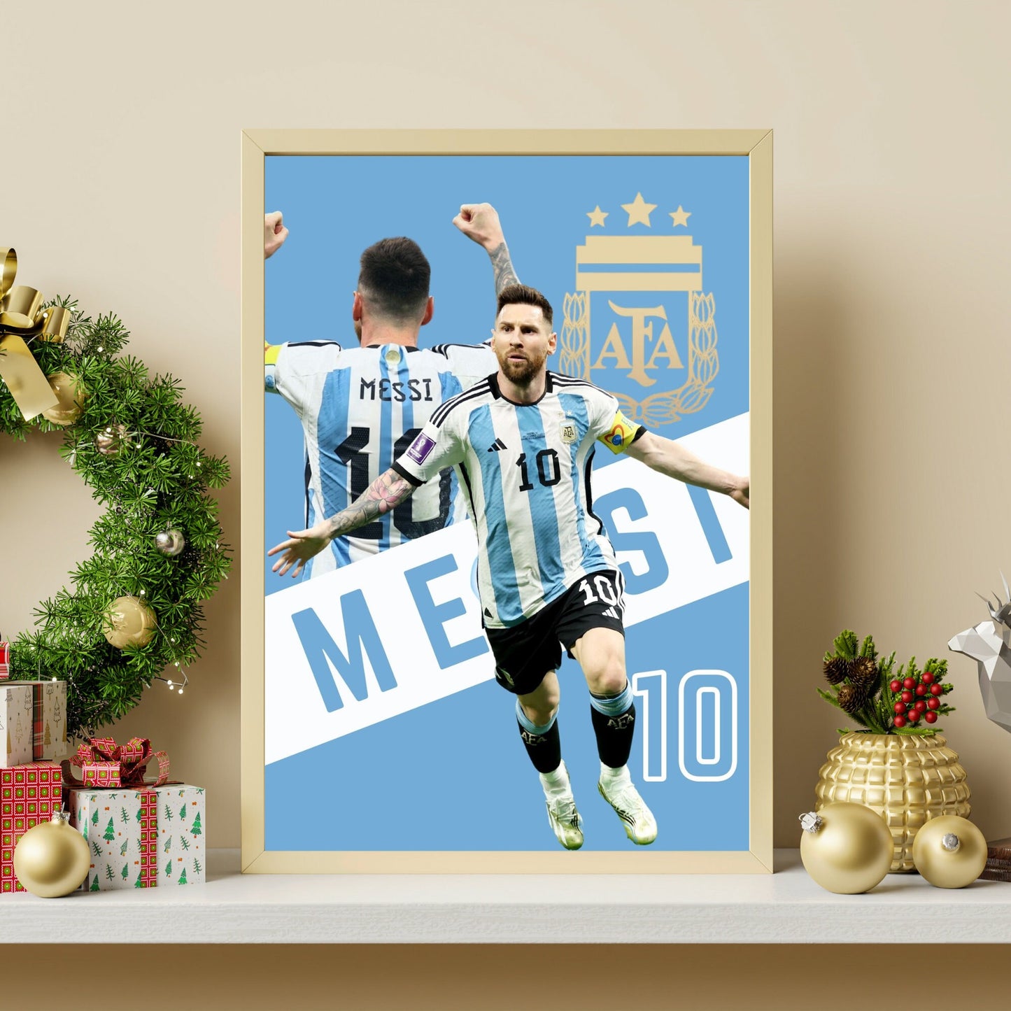 Ronaldo/Messi/Neymar/Mbappe Poster