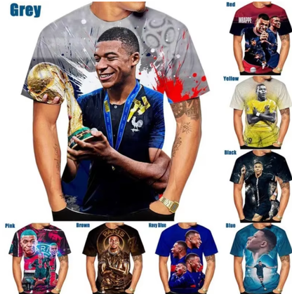 Mbappe T-Shirts in verschiedenen Designs